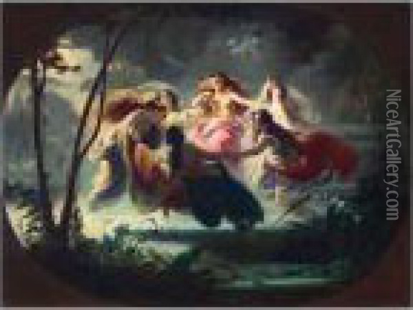 The Fairy Dance Oil Painting - Robert Alexander Hillingford