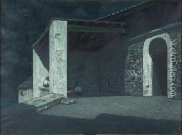 Sommernacht Oil Painting - Hermann Urban