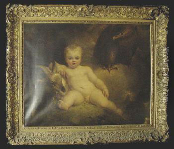 Francois-charles-joseph Napoleon, Later King Of Rome, As Infantjupiter Oil Painting - Richard Westall