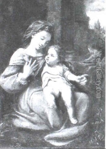 Madonna And Child Oil Painting -  Correggio