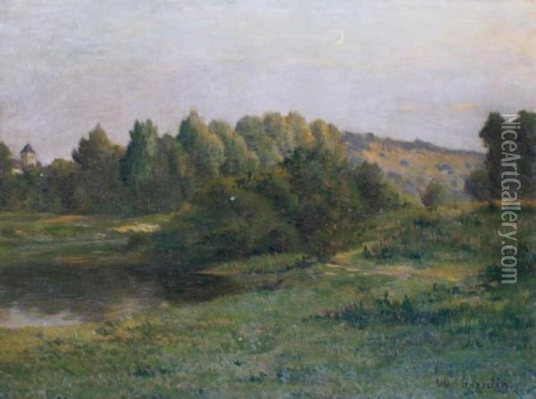 Paysage Oil Painting - Albert Ferdinand J. Gosselin