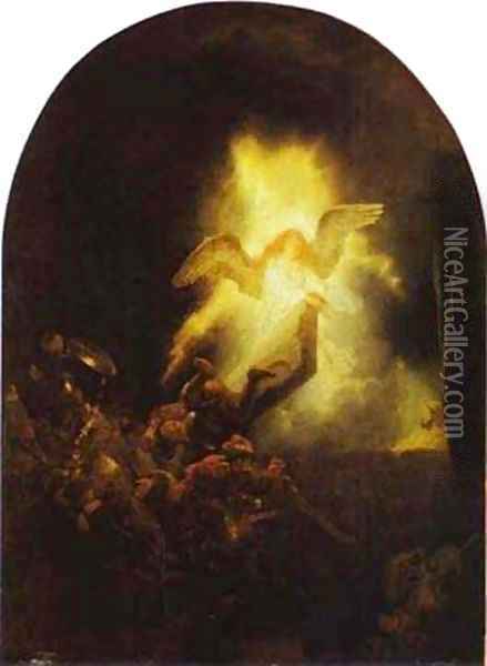 The Resurrection Of Christ 1635-39 Oil Painting - Harmenszoon van Rijn Rembrandt