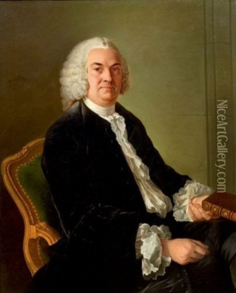 Portrait Presume De Gennes De Lambert Oil Painting - Luigi Domenico Soldini