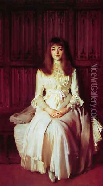 Miss Elsie Palmer Oil Painting - John Singer Sargent