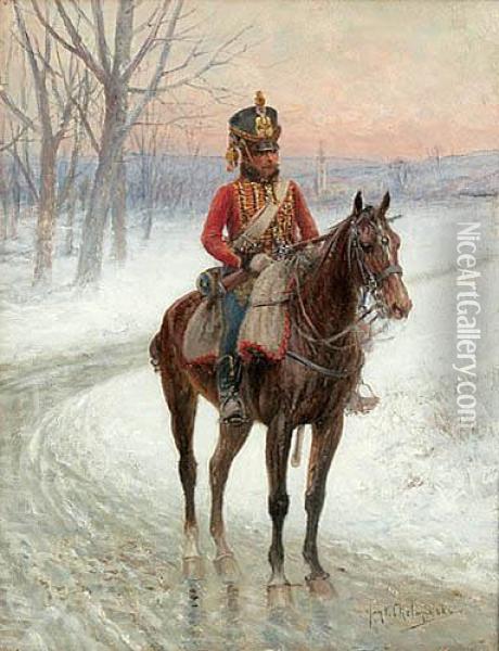 Szaser Gwardii Cesarskiej Oil Painting - Jan van Chelminski