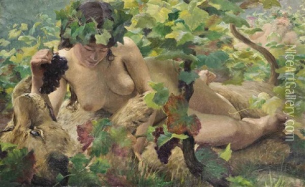 Erigone, Daughter Of Icarus Oil Painting - Georges-Marie-Julien Girardot