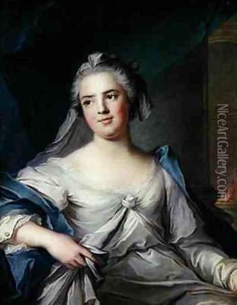 Madame Henriette as a Vestal Virgin 1751 Oil Painting - Jean-Marc Nattier