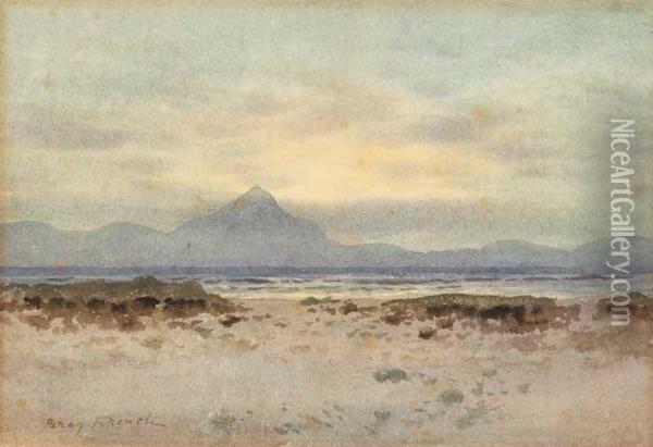 Where The Mountains Of Mourne Sweep Down To The Sea Oil Painting - William Percy French
