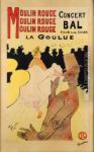 La Goulue Oil Painting - Henri De Toulouse-Lautrec