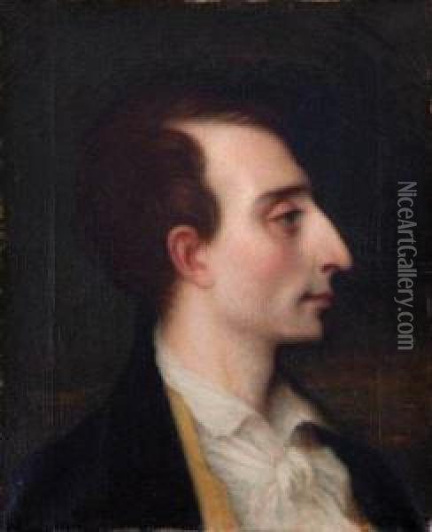 Portrait D'herold Oil Painting - Ernest Antoine Hebert