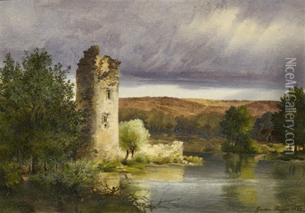Notberg Bei Eschweiler Oil Painting - Gustav Preyer