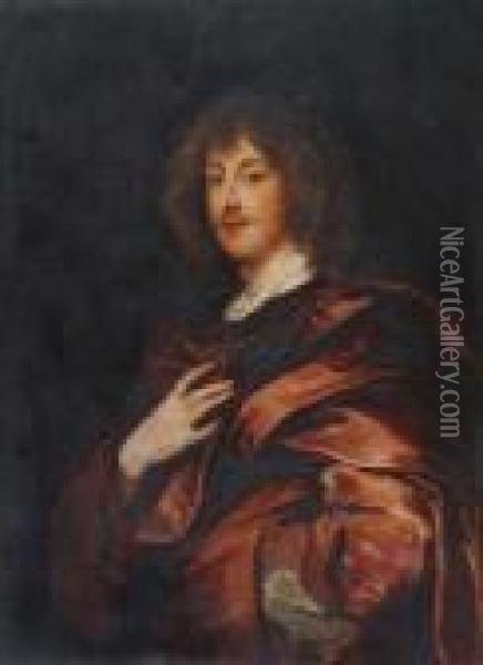 Portrait Of Philip Herbert Oil Painting - Abraham van Dijck