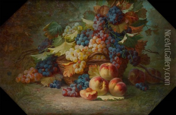 Panier De Fruits Oil Painting - Max Carlier