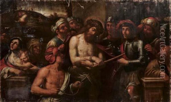 Cristo Deriso Oil Painting - Giovanni Domenico Cappellino
