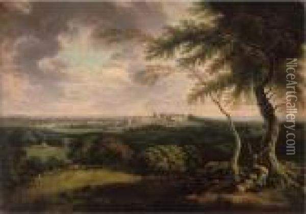 Windsor And Eaton From St. Leonards Oil Painting - Joseph Constantine Stadler