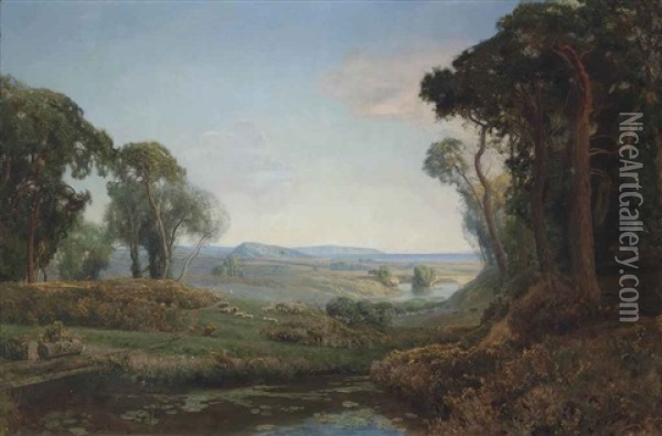 Hampshire Oil Painting - David Murray