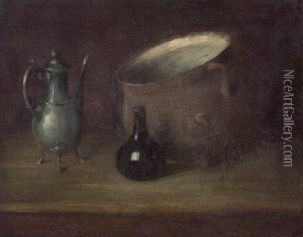 Chucking Clams Oil Painting - William Merritt Chase