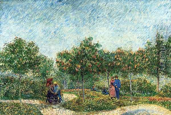 The Voyer d'Argenson Park in Asnieres Oil Painting - Vincent Van Gogh