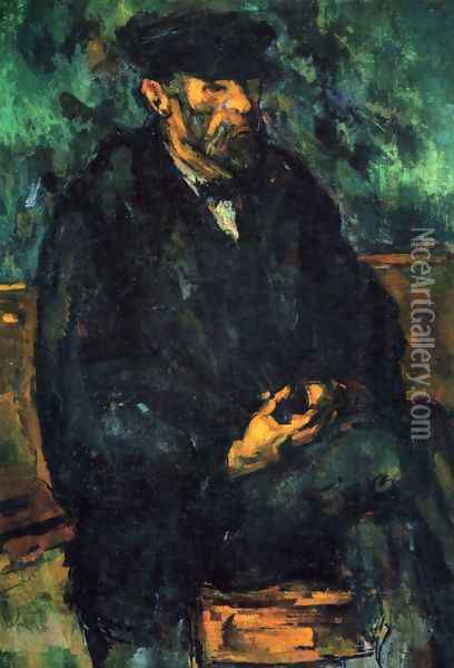Portrait of Vallier Oil Painting - Paul Cezanne