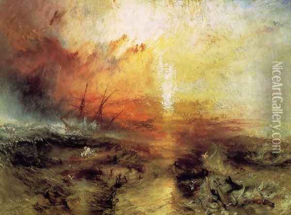 The Slave Ship 1840 Oil Painting - Joseph Mallord William Turner