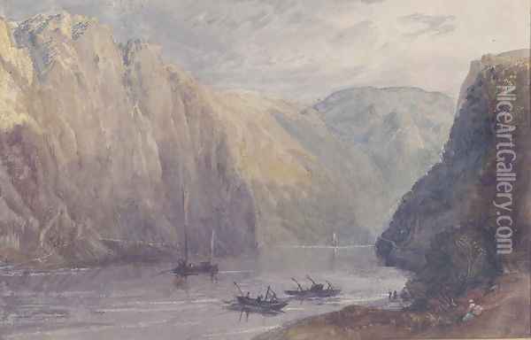 Thiene Valley Oil Painting - Joseph Mallord William Turner