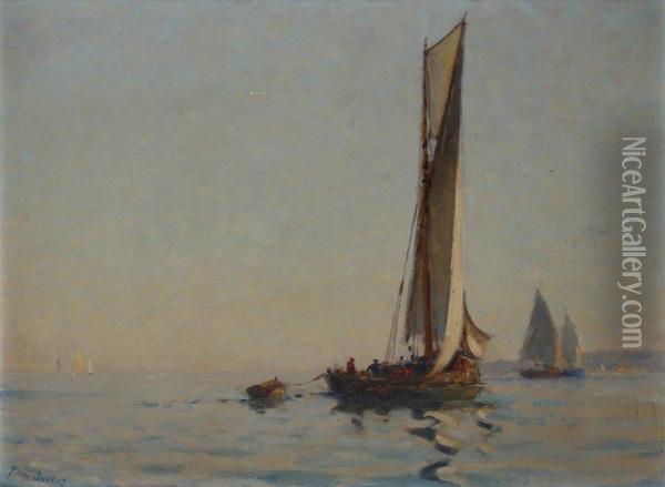 Marine Oil Painting - Paul C.F. Jobert