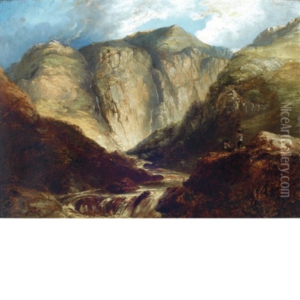 Glencoe Oil Painting - James Poole