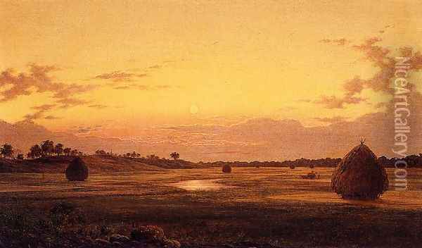 At Dawn Oil Painting - Albert (Fitch) Bellows
