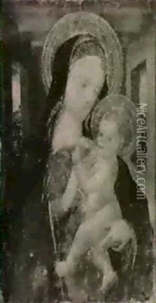 The Madonna And Child Oil Painting -  Giovanni di Ser Giovanni (Scheggia)