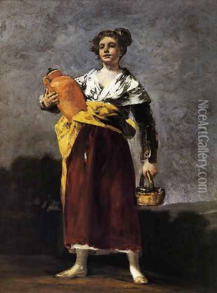 Water Carrier 2 Oil Painting - Francisco De Goya y Lucientes