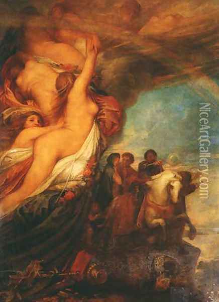 Life's Illusions Oil Painting - George Frederick Watts