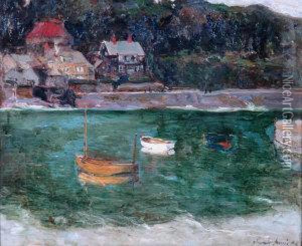 Lyme Regis Oil Painting - Alexander Jamieson