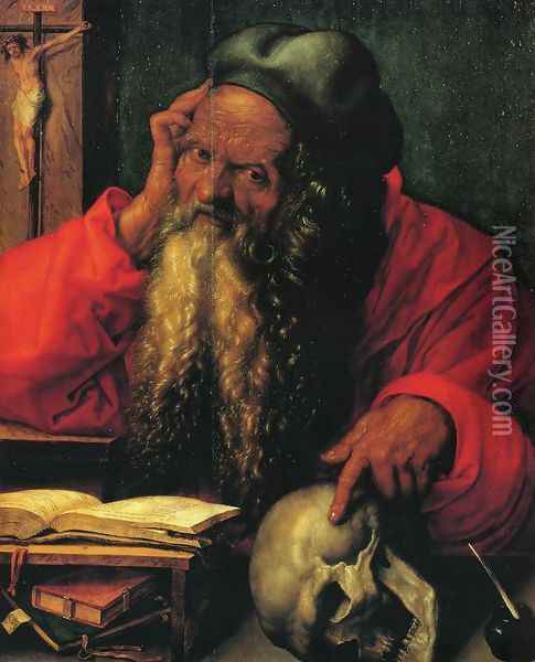 St. Jerome Oil Painting - Albrecht Durer