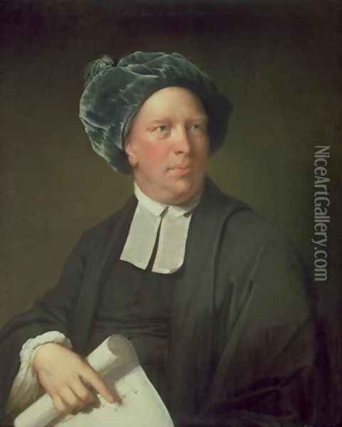 Rev. John Pickering, c.1777-80 Oil Painting - Josepf Wright Of Derby