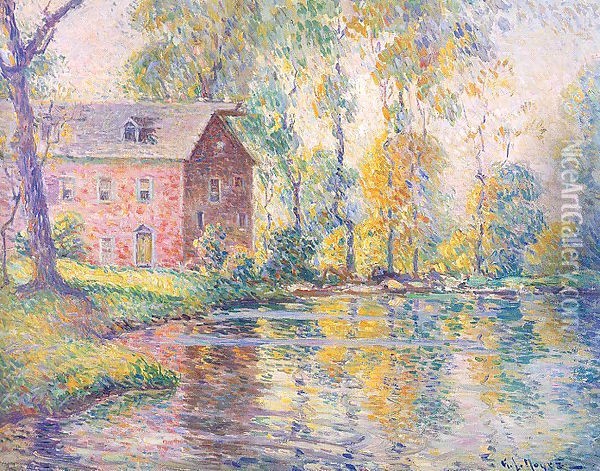 Mill at Fort Washington Oil Painting - Ferenc Martyn
