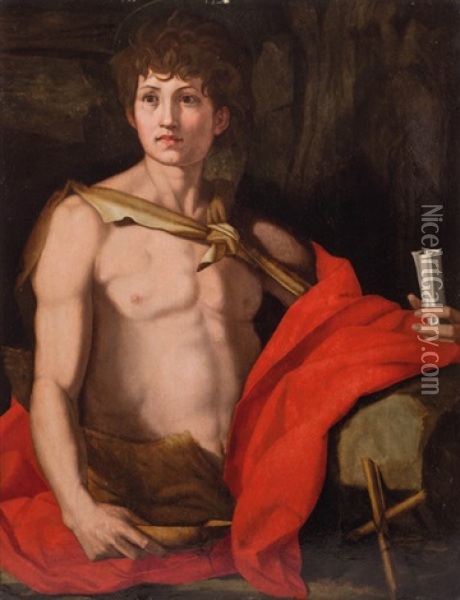 San Giovanni Battista Oil Painting - Andrea Del Sarto