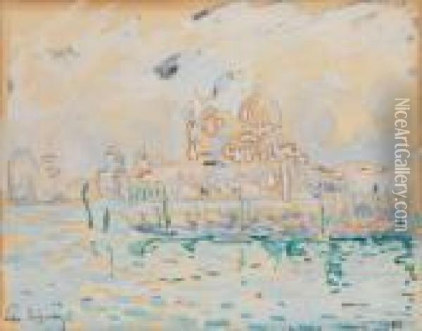 Venise (la Salute) Oil Painting - Paul Signac
