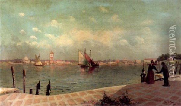Venice Oil Painting - Thomas G. Moses