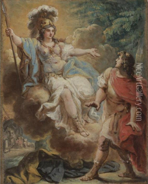 Venus And Aeneas Oil Painting - Gaetano Gandolfi