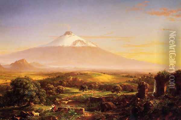 Mount Etna Oil Painting - Thomas Cole