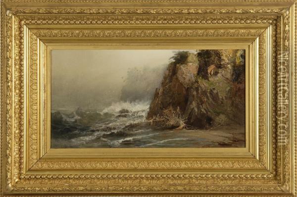 White Head, Cushing Island Oil Painting - Harrison Bird Brown