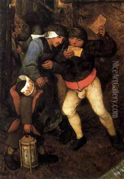 Gloomy Day (detail) 1565 6 Oil Painting - Jan The Elder Brueghel