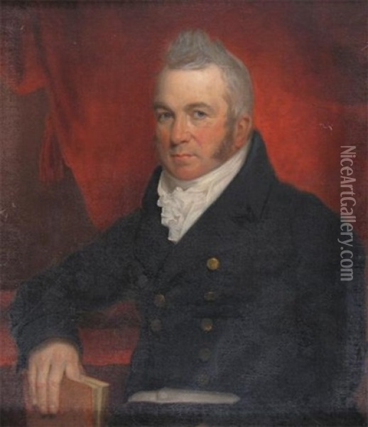 Portrait Of John Newman Oil Painting - Samuel Woodford
