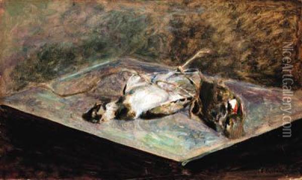 Les Perdreaux Oil Painting - Jean-Edouard Vuillard