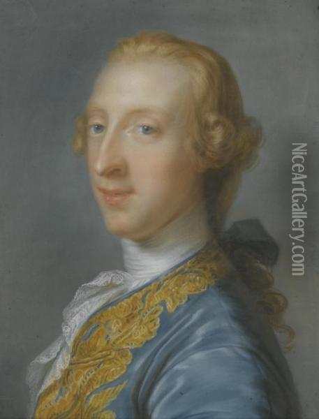 Portrait Of Thomas Brudenell, Later Brudenell-bruce, 1st Earl Of Ailesbury (1729-1814) Oil Painting - Catherine Read