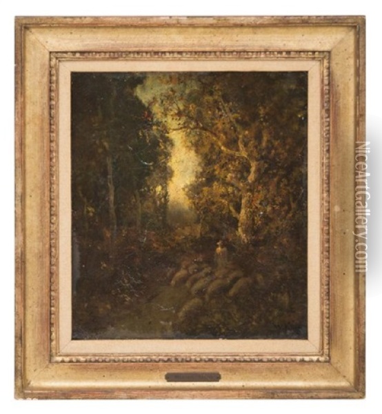 The Forest Oil Painting - William Keith