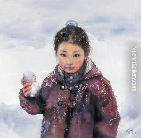 Winter Oil Painting - Shitao