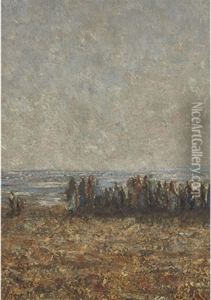 La Fleuve St-laurent, C. 1920 Oil Painting - Marc Aurele de Foy Suzor-Cote