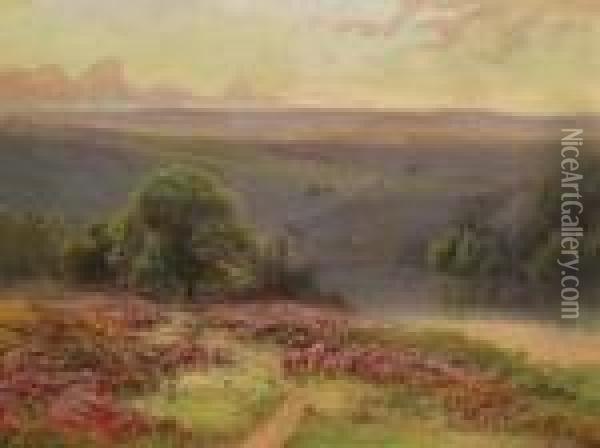 Landschaft Oil Painting - Gaston Anglade