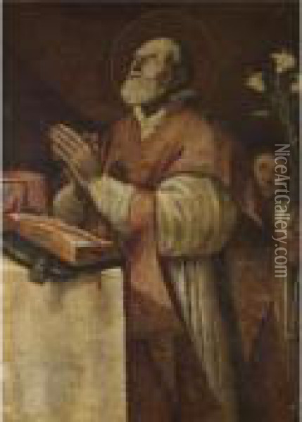 The Vision Of Saint Filippo Neri (1515 - 1595) Oil Painting - Guido Reni